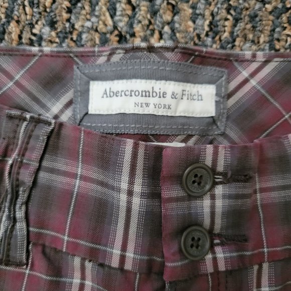 Vintage Abercrombie and Fitch New York Plaid Bermuda Shorts Size 6 - Picture 8 of 16
